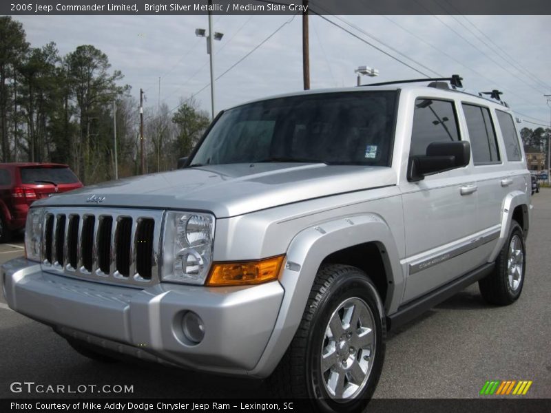 Bright Silver Metallic / Medium Slate Gray 2006 Jeep Commander Limited