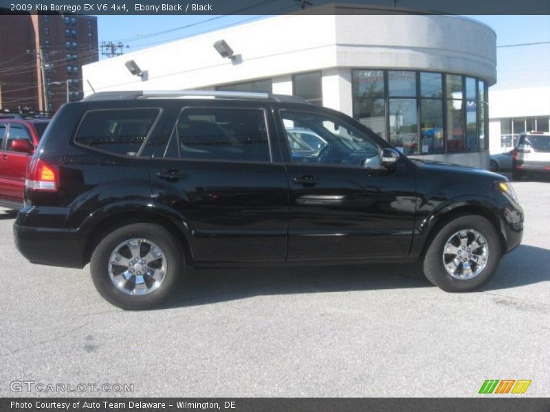 Ebony Black / Black 2009 Kia Borrego EX V6 4x4