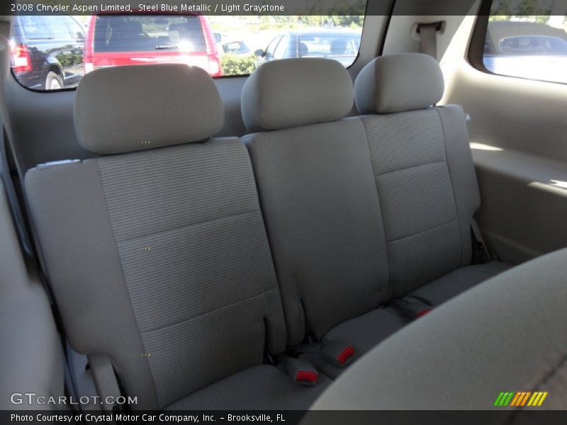 Steel Blue Metallic / Light Graystone 2008 Chrysler Aspen Limited