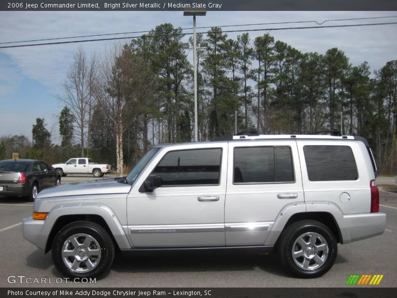 Bright Silver Metallic / Medium Slate Gray 2006 Jeep Commander Limited