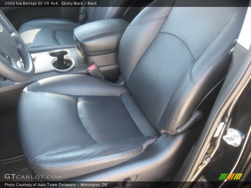 Ebony Black / Black 2009 Kia Borrego EX V6 4x4