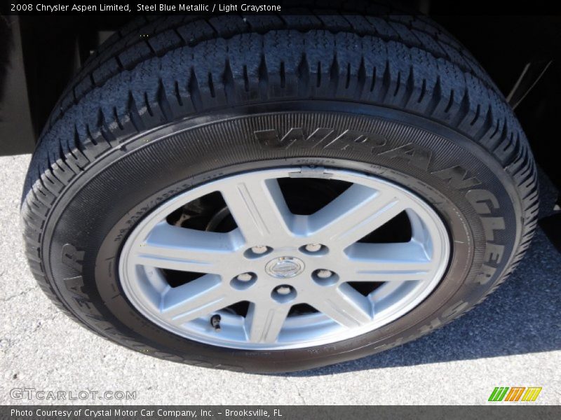 Steel Blue Metallic / Light Graystone 2008 Chrysler Aspen Limited