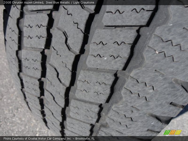 Steel Blue Metallic / Light Graystone 2008 Chrysler Aspen Limited