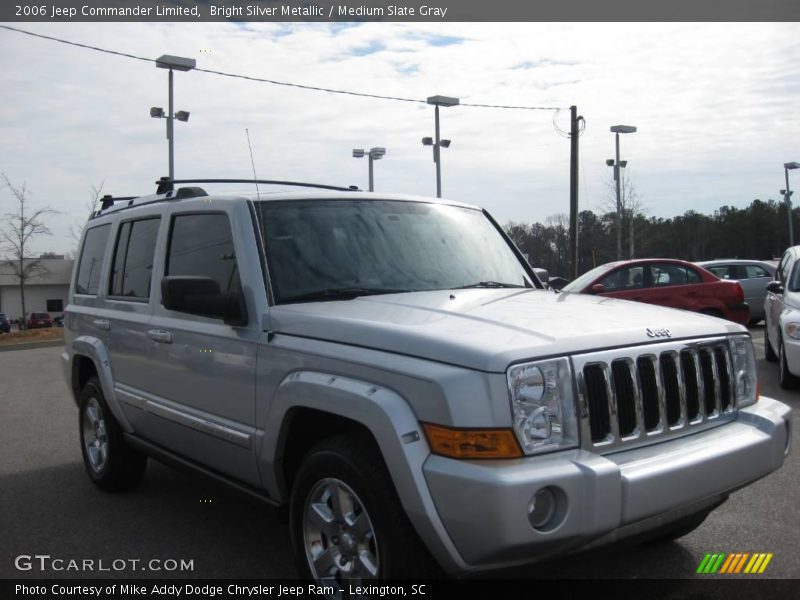 Bright Silver Metallic / Medium Slate Gray 2006 Jeep Commander Limited
