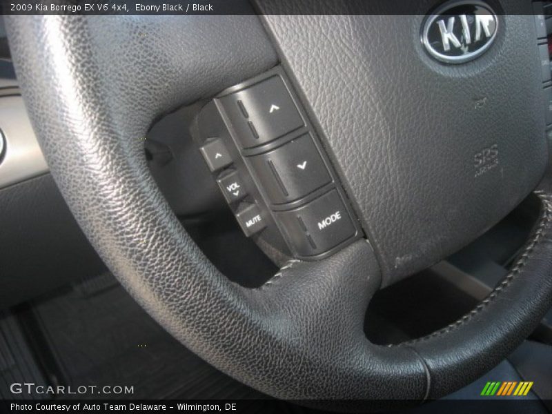 Ebony Black / Black 2009 Kia Borrego EX V6 4x4