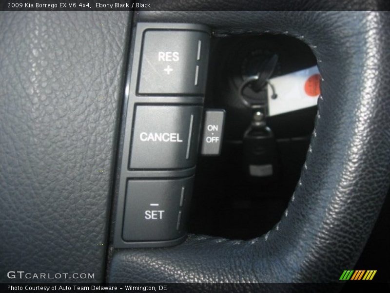 Ebony Black / Black 2009 Kia Borrego EX V6 4x4