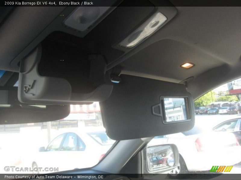 Ebony Black / Black 2009 Kia Borrego EX V6 4x4