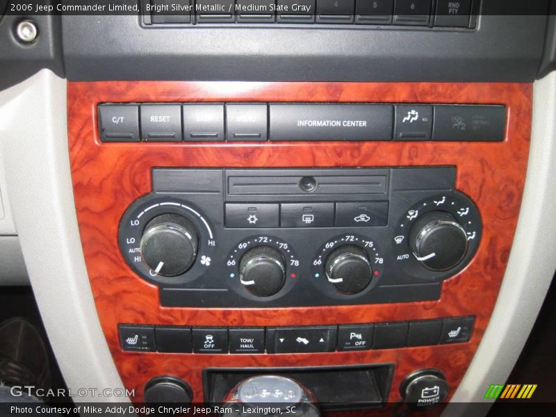 Bright Silver Metallic / Medium Slate Gray 2006 Jeep Commander Limited