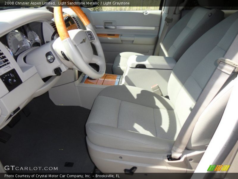 Light Sandstone Metallic / Light Graystone 2008 Chrysler Aspen Limited