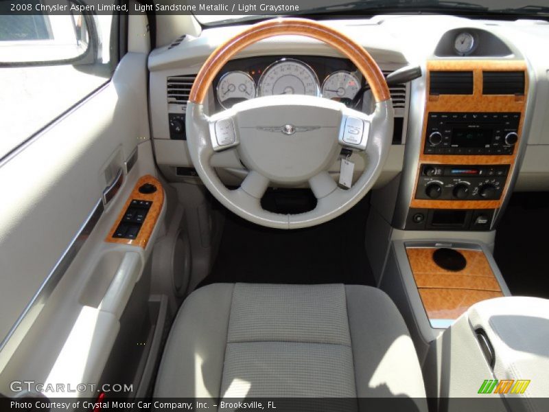Light Sandstone Metallic / Light Graystone 2008 Chrysler Aspen Limited