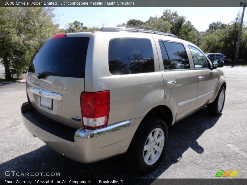 Light Sandstone Metallic / Light Graystone 2008 Chrysler Aspen Limited