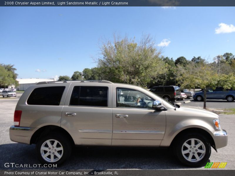 Light Sandstone Metallic / Light Graystone 2008 Chrysler Aspen Limited