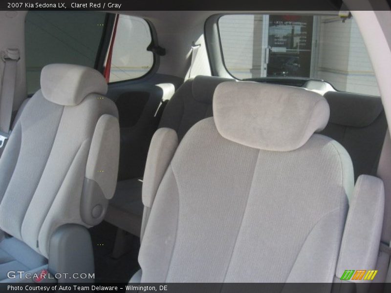 Claret Red / Gray 2007 Kia Sedona LX