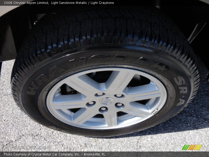 Light Sandstone Metallic / Light Graystone 2008 Chrysler Aspen Limited