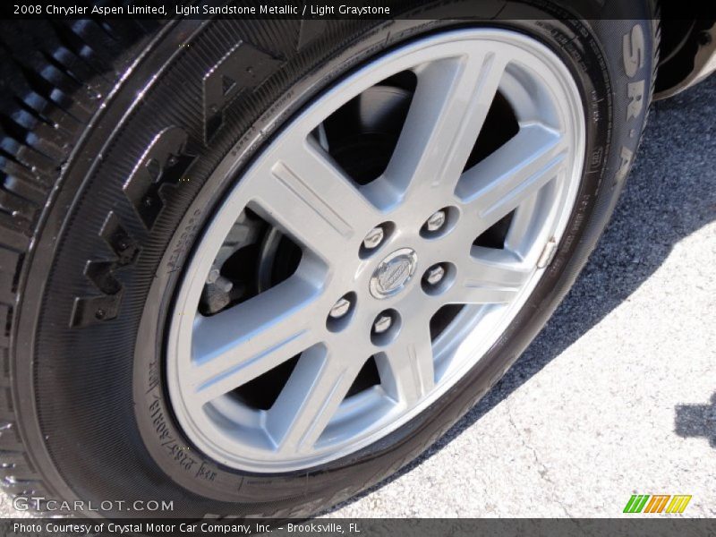 Light Sandstone Metallic / Light Graystone 2008 Chrysler Aspen Limited