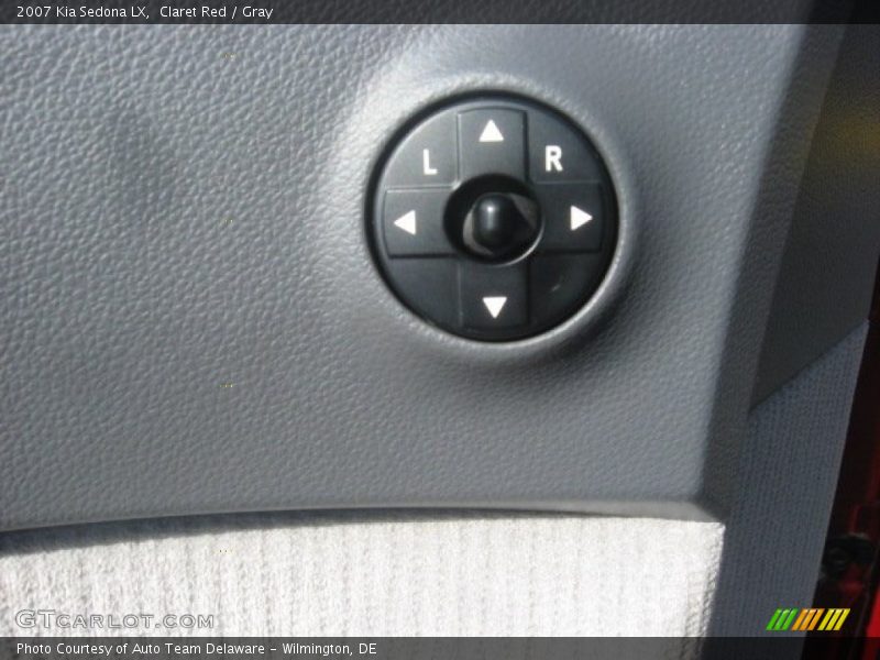 Claret Red / Gray 2007 Kia Sedona LX