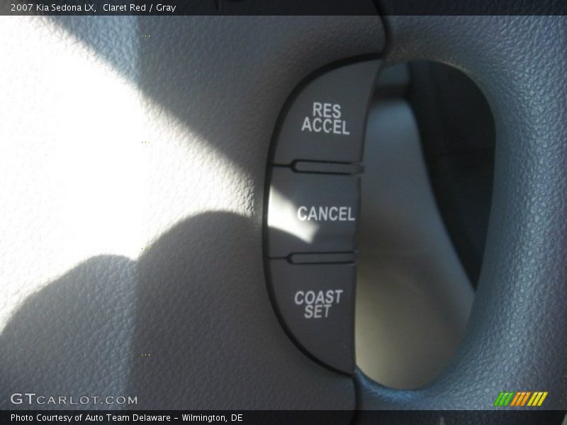 Claret Red / Gray 2007 Kia Sedona LX