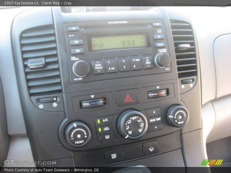 Claret Red / Gray 2007 Kia Sedona LX