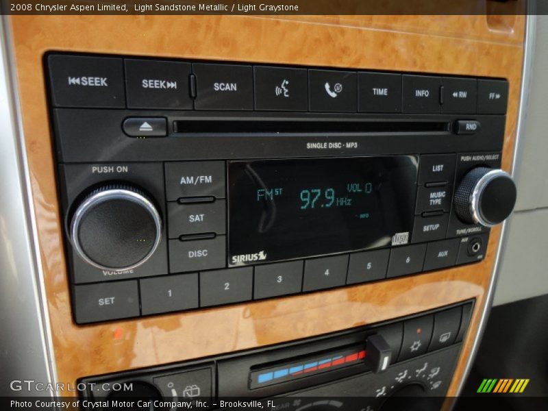 Light Sandstone Metallic / Light Graystone 2008 Chrysler Aspen Limited