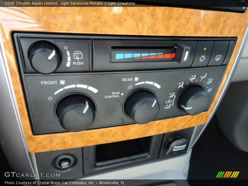 Light Sandstone Metallic / Light Graystone 2008 Chrysler Aspen Limited