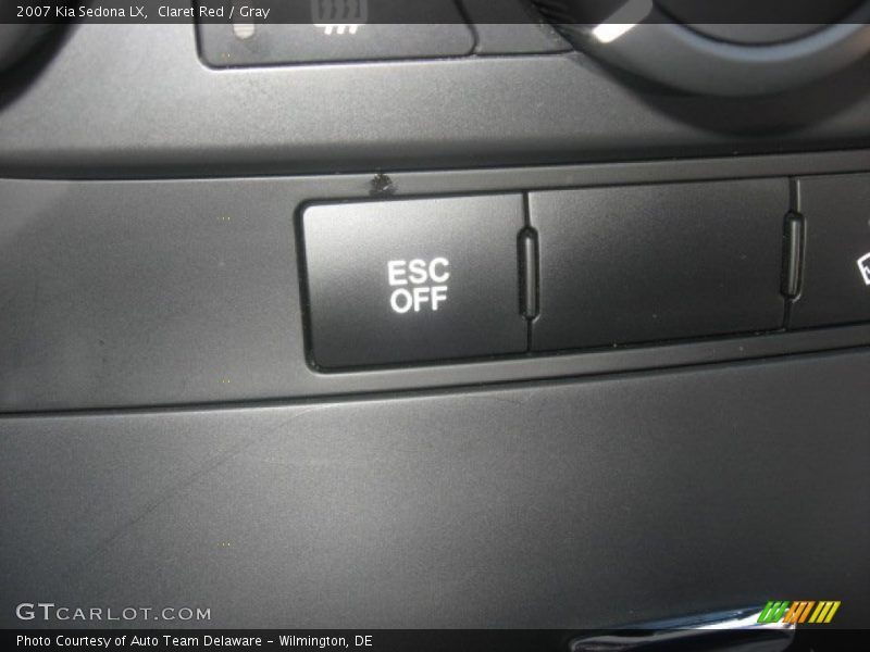 Claret Red / Gray 2007 Kia Sedona LX