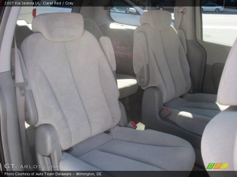 Claret Red / Gray 2007 Kia Sedona LX