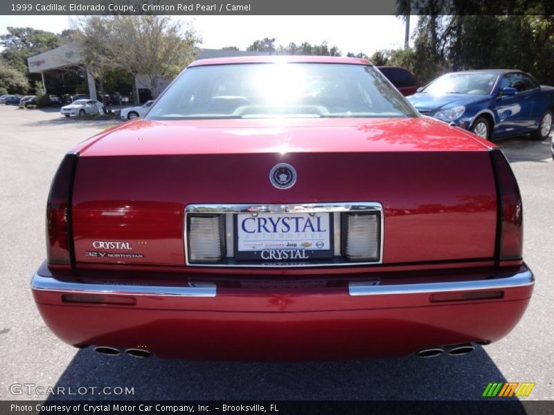 Crimson Red Pearl / Camel 1999 Cadillac Eldorado Coupe