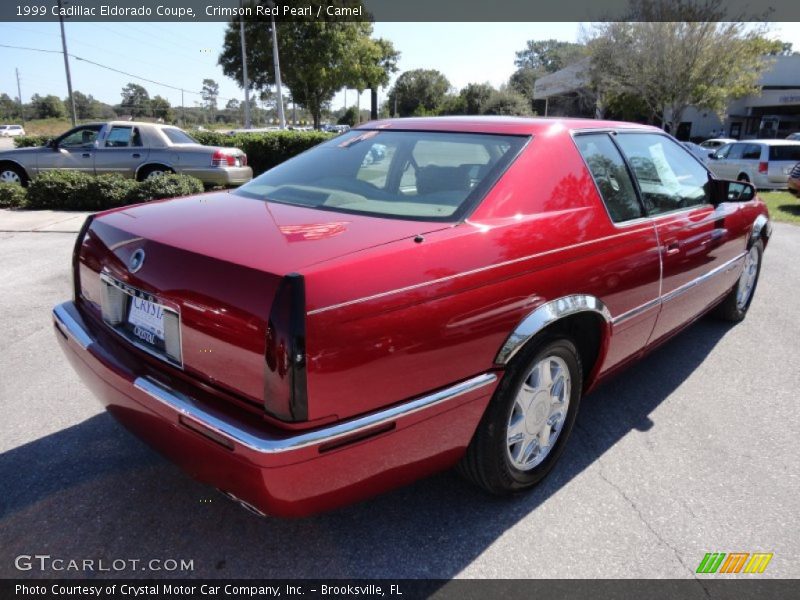 Crimson Red Pearl / Camel 1999 Cadillac Eldorado Coupe