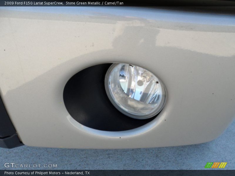 Stone Green Metallic / Camel/Tan 2009 Ford F150 Lariat SuperCrew