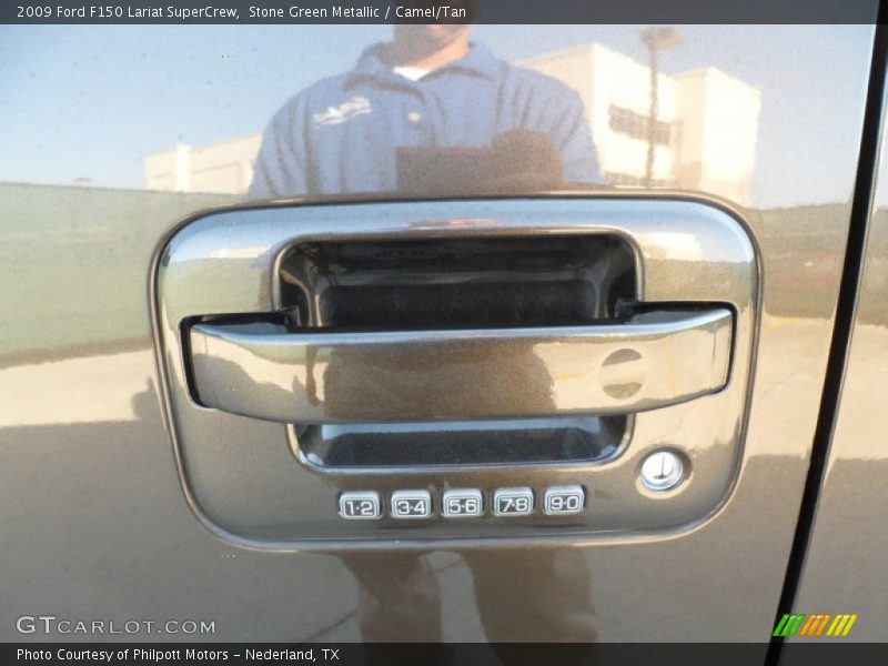 Stone Green Metallic / Camel/Tan 2009 Ford F150 Lariat SuperCrew