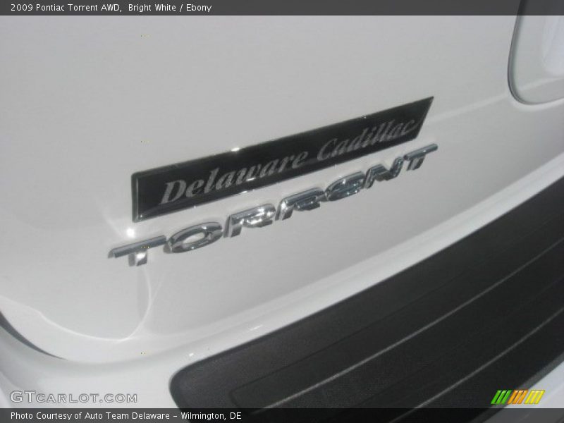 Bright White / Ebony 2009 Pontiac Torrent AWD