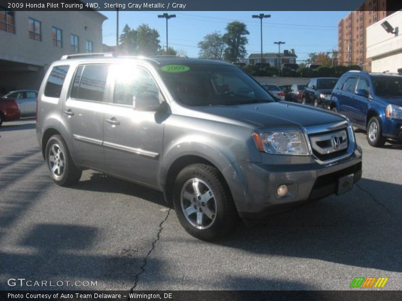 Sterling Gray Metallic / Gray 2009 Honda Pilot Touring 4WD