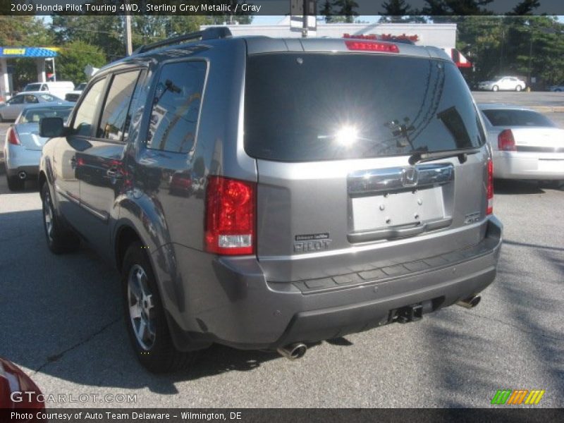 Sterling Gray Metallic / Gray 2009 Honda Pilot Touring 4WD