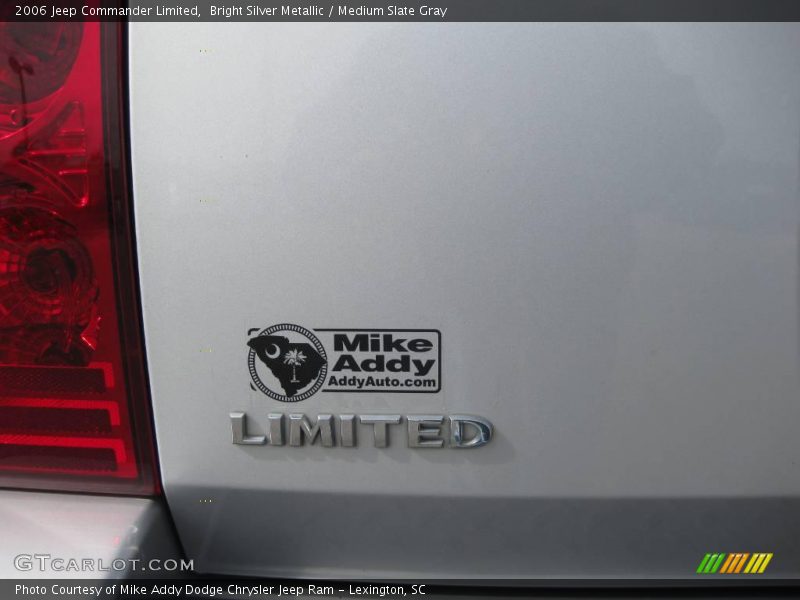 Bright Silver Metallic / Medium Slate Gray 2006 Jeep Commander Limited