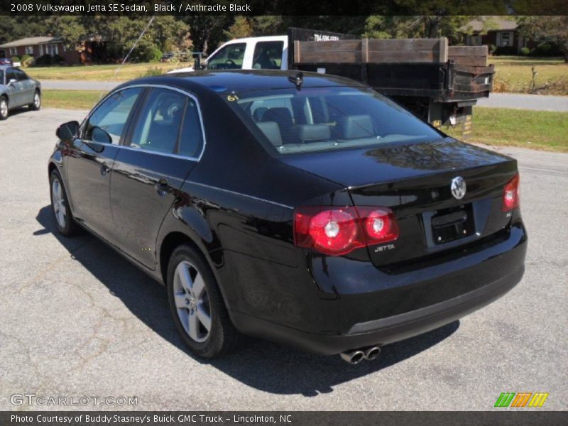 Black / Anthracite Black 2008 Volkswagen Jetta SE Sedan