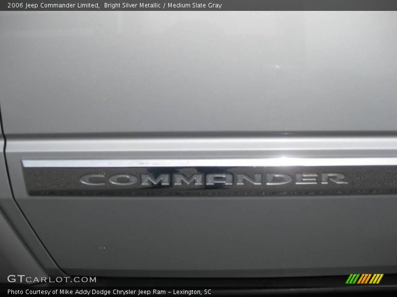 Bright Silver Metallic / Medium Slate Gray 2006 Jeep Commander Limited