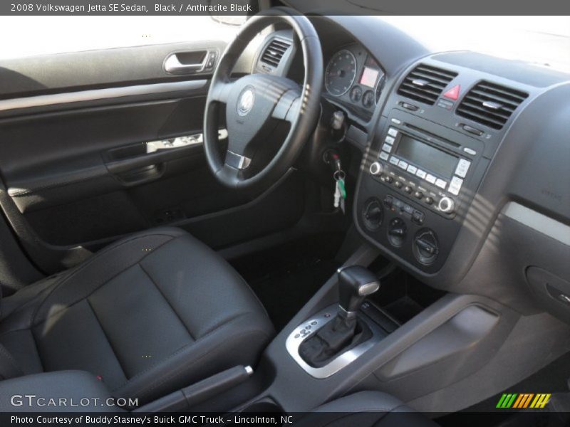 Black / Anthracite Black 2008 Volkswagen Jetta SE Sedan