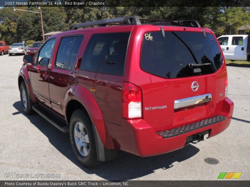 Red Brawn / Graphite 2007 Nissan Pathfinder SE 4x4