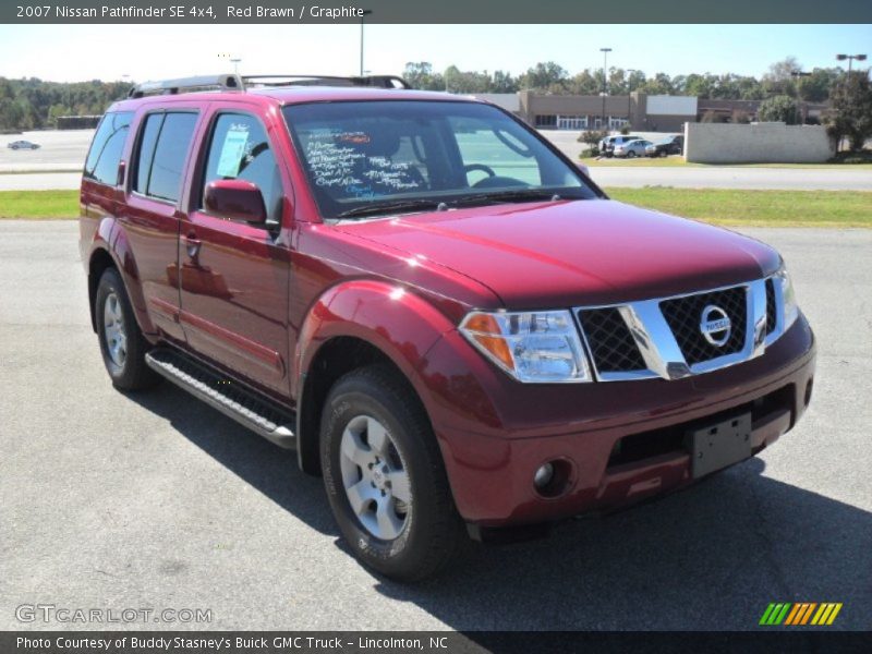 Red Brawn / Graphite 2007 Nissan Pathfinder SE 4x4