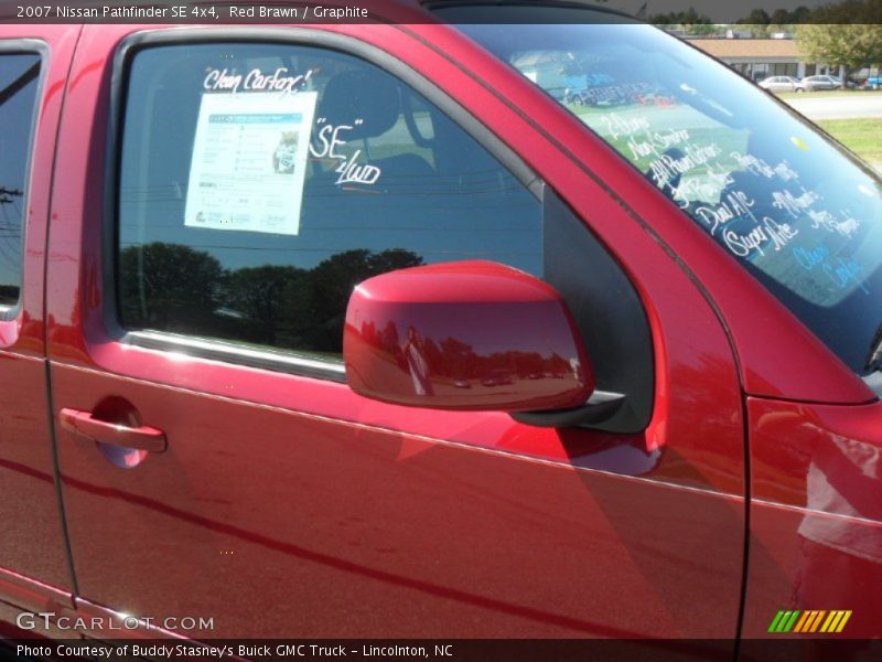 Red Brawn / Graphite 2007 Nissan Pathfinder SE 4x4