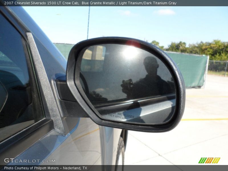 Blue Granite Metallic / Light Titanium/Dark Titanium Gray 2007 Chevrolet Silverado 1500 LT Crew Cab