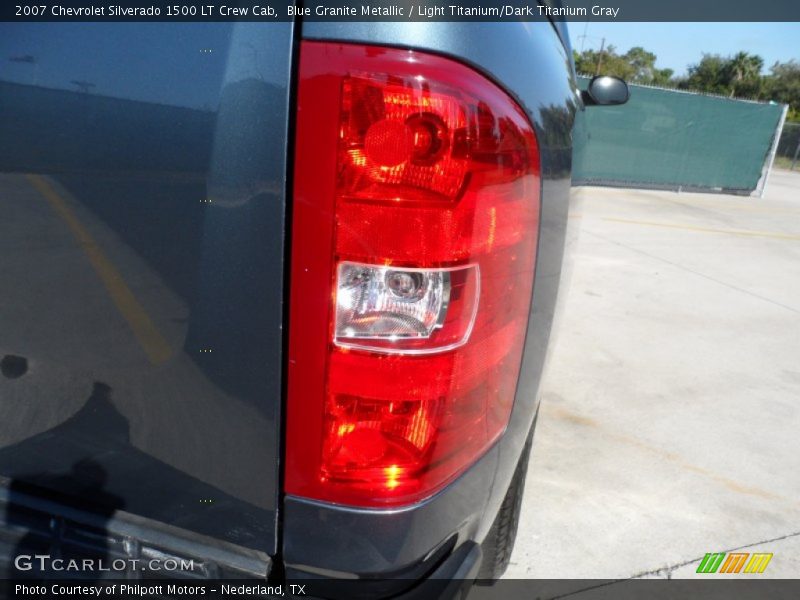 Blue Granite Metallic / Light Titanium/Dark Titanium Gray 2007 Chevrolet Silverado 1500 LT Crew Cab