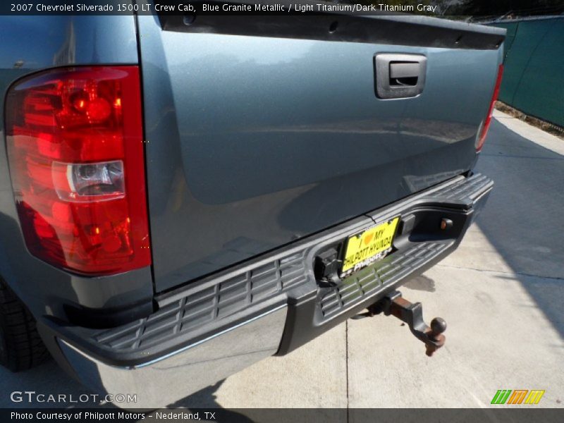 Blue Granite Metallic / Light Titanium/Dark Titanium Gray 2007 Chevrolet Silverado 1500 LT Crew Cab