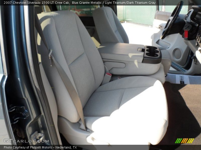 Blue Granite Metallic / Light Titanium/Dark Titanium Gray 2007 Chevrolet Silverado 1500 LT Crew Cab
