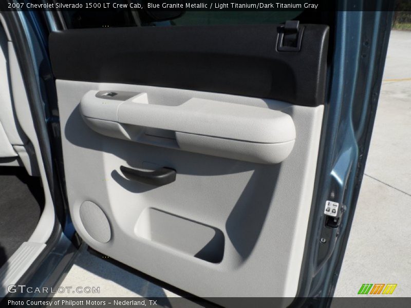 Blue Granite Metallic / Light Titanium/Dark Titanium Gray 2007 Chevrolet Silverado 1500 LT Crew Cab