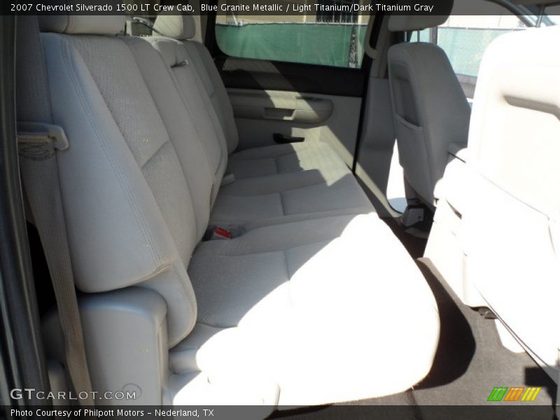 Blue Granite Metallic / Light Titanium/Dark Titanium Gray 2007 Chevrolet Silverado 1500 LT Crew Cab