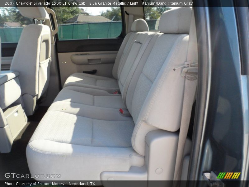 Blue Granite Metallic / Light Titanium/Dark Titanium Gray 2007 Chevrolet Silverado 1500 LT Crew Cab