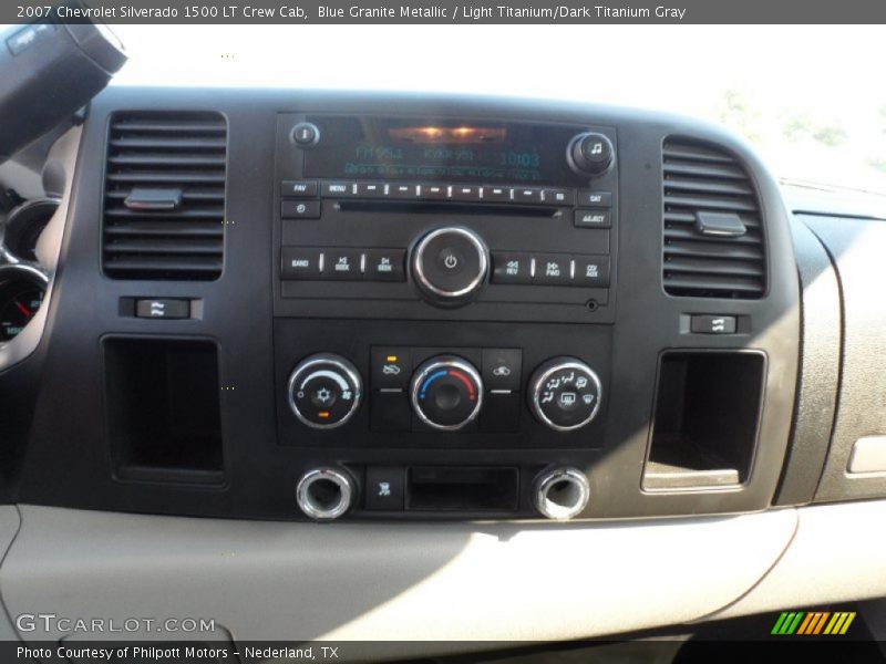 Blue Granite Metallic / Light Titanium/Dark Titanium Gray 2007 Chevrolet Silverado 1500 LT Crew Cab