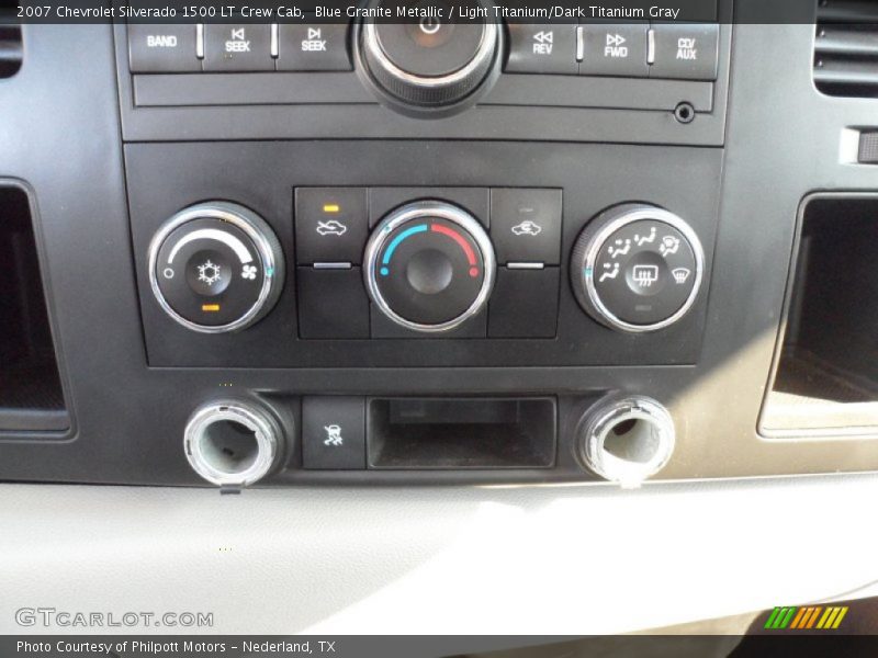 Blue Granite Metallic / Light Titanium/Dark Titanium Gray 2007 Chevrolet Silverado 1500 LT Crew Cab