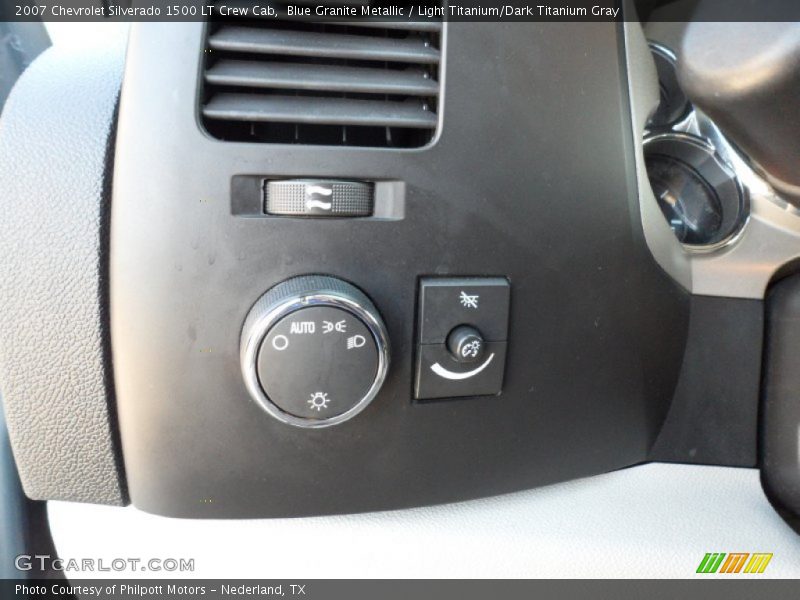 Blue Granite Metallic / Light Titanium/Dark Titanium Gray 2007 Chevrolet Silverado 1500 LT Crew Cab